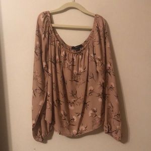 Forever 21 Floral Off the Shoulder Top